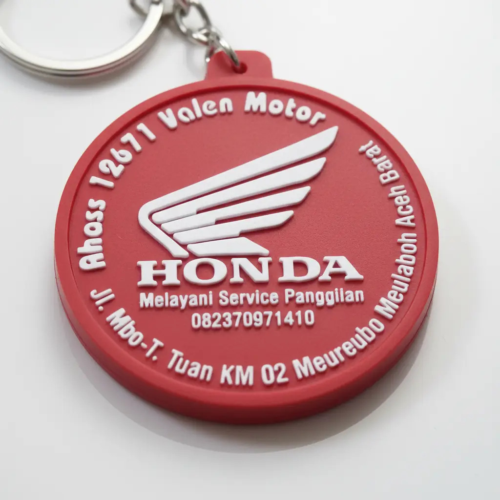 gantungan kunci karet honda