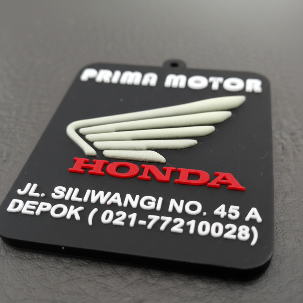 gantungan nkunci karet 3d